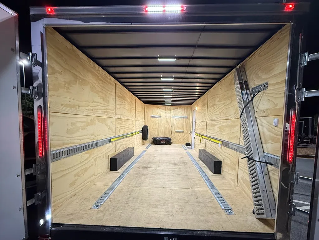 24' Spartan Cargo enclosed trailer detail